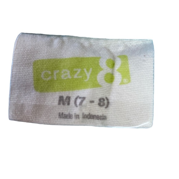 Crazy 8 Long Sleeve Button Up Shirt Boys M (7-8) - Picture 2 of 2